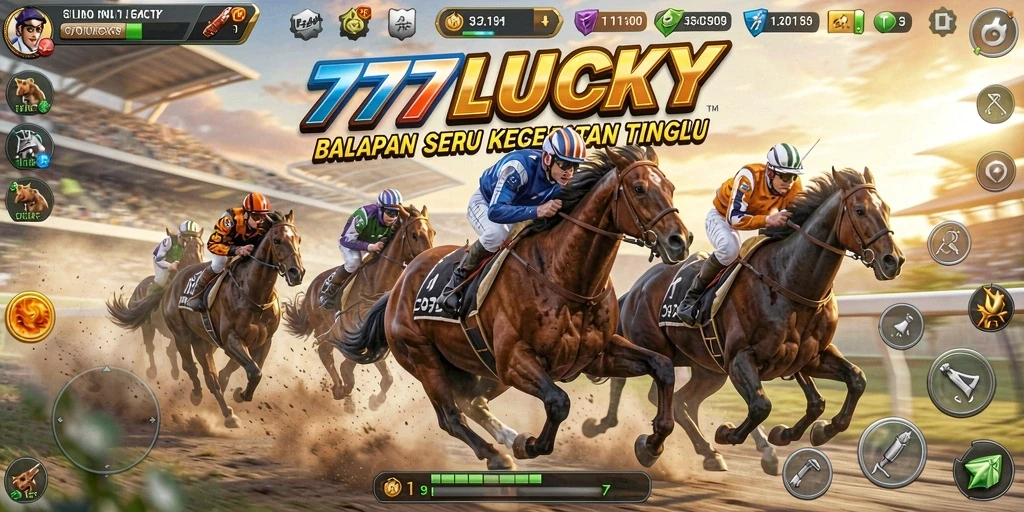 Gameplay balapan yang seru dan penuh aksi di 777LUCKY.