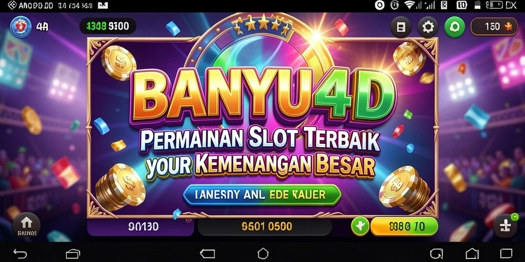 Tampilan menarik dari gameplay BANYU4D yang penuh warna.