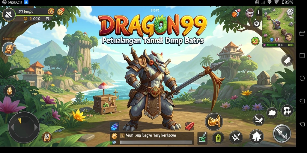 Tangkapan layar gameplay DRAGON99 dengan suasana dunia terbuka yang menakjubkan.