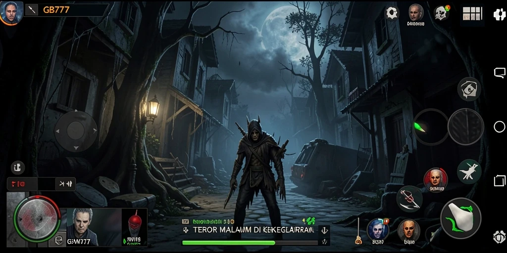 Tampilan menakutkan saat gameplay di GB777 memperlihatkan ketegangan yang mendalam.