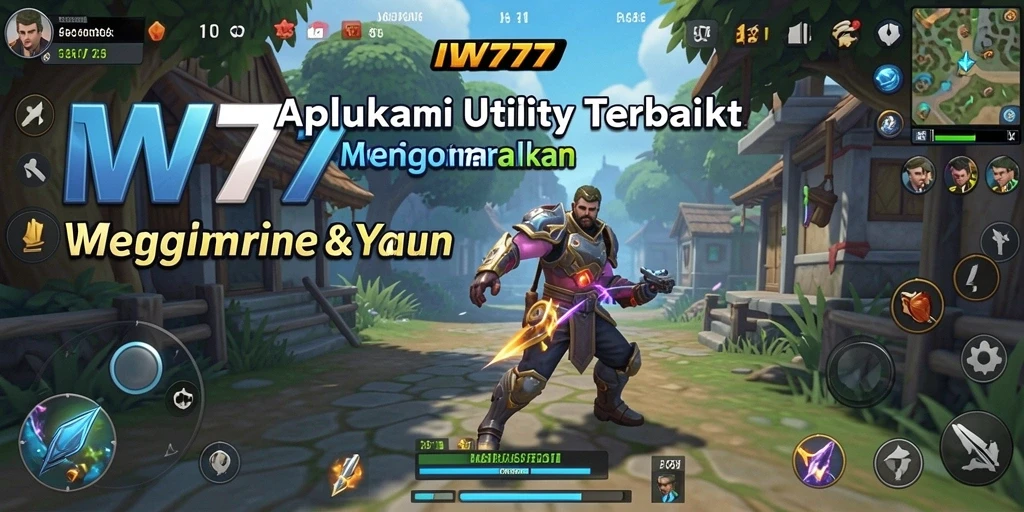 Tampilan utama IW777 yang menampilkan beragam fitur Utility.