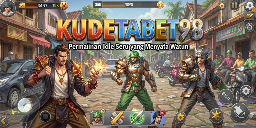 Tampilan gameplay yang seru dalam KUDETABET98