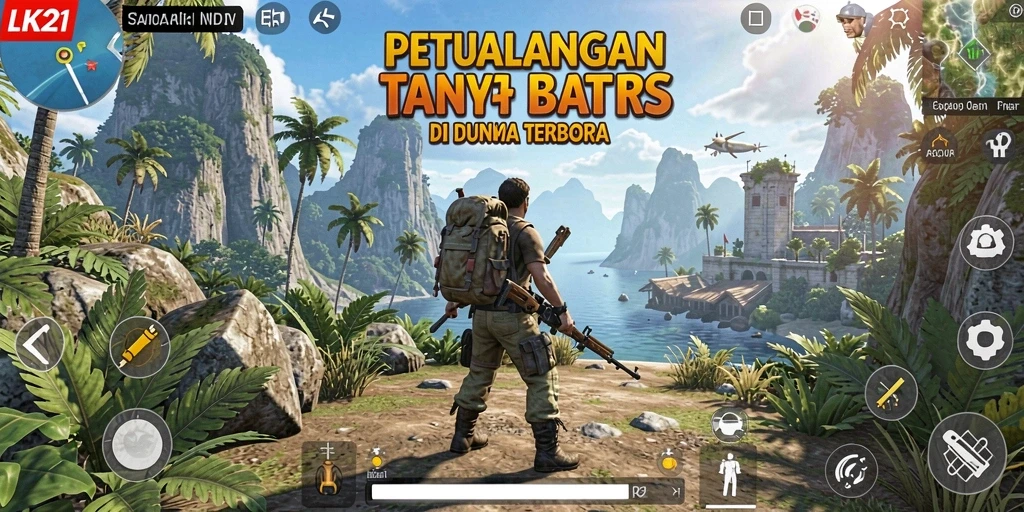 Tampilan gameplay <strong>LK21</strong> di dunia terbuka yang menakjubkan.