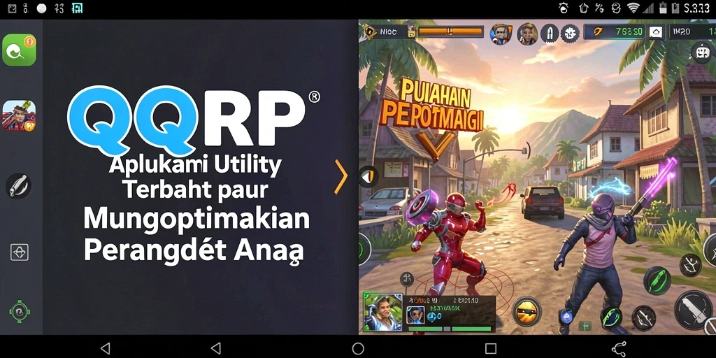 Tampilan antarmuka QQRP yang sederhana dan fungsional.