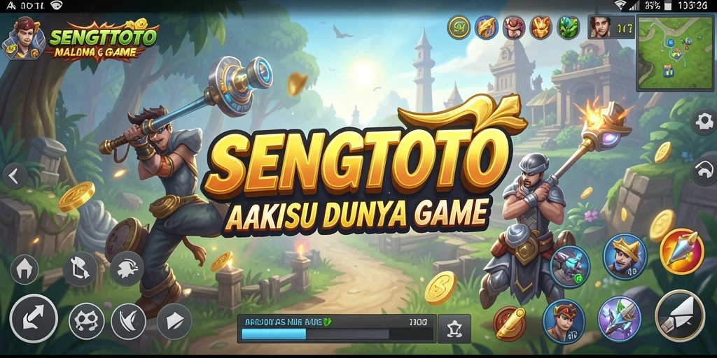 Tampilan seru gameplay SENGTOTO dengan pertempuran intens.