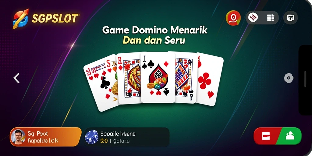 Screenshot gameplay SGPSLOT menampilkan aksi menarik permainan Domino.