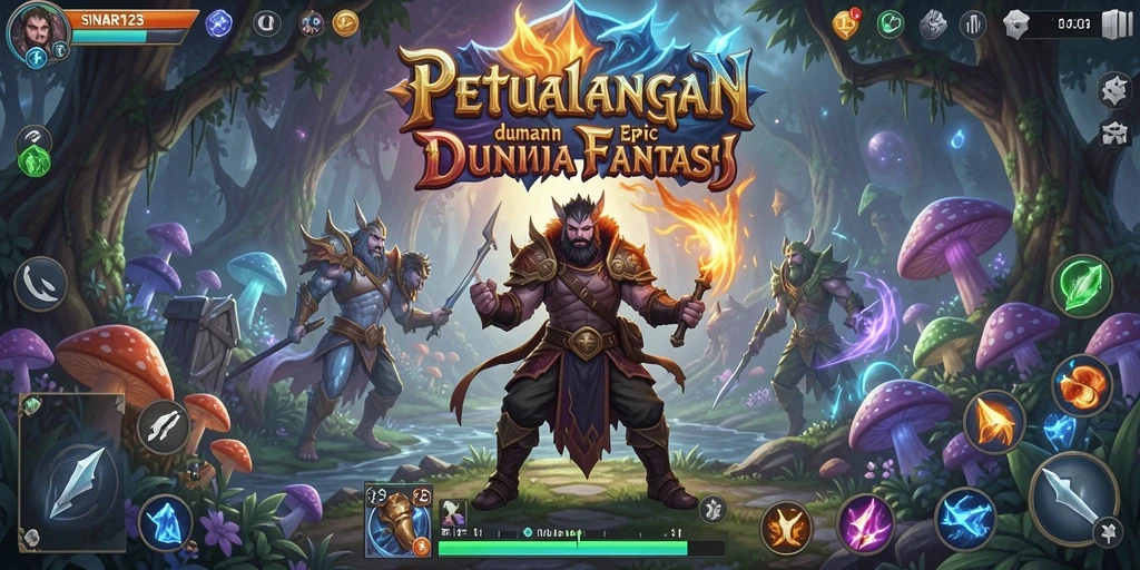 Tampilan gameplay SINAR123 yang memukau dan penuh aksi RPG.