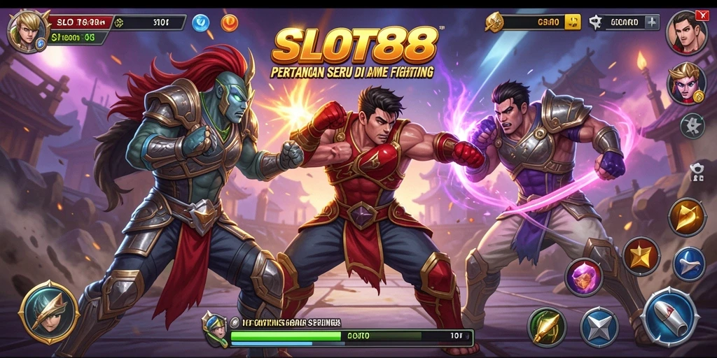 Tampilan gameplay SLOT88 yang menegangkan dan penuh aksi.